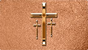 DNSEMP-C-517-CP-SH-CP Empire Corner Copper 3 Crosses Shim Copper